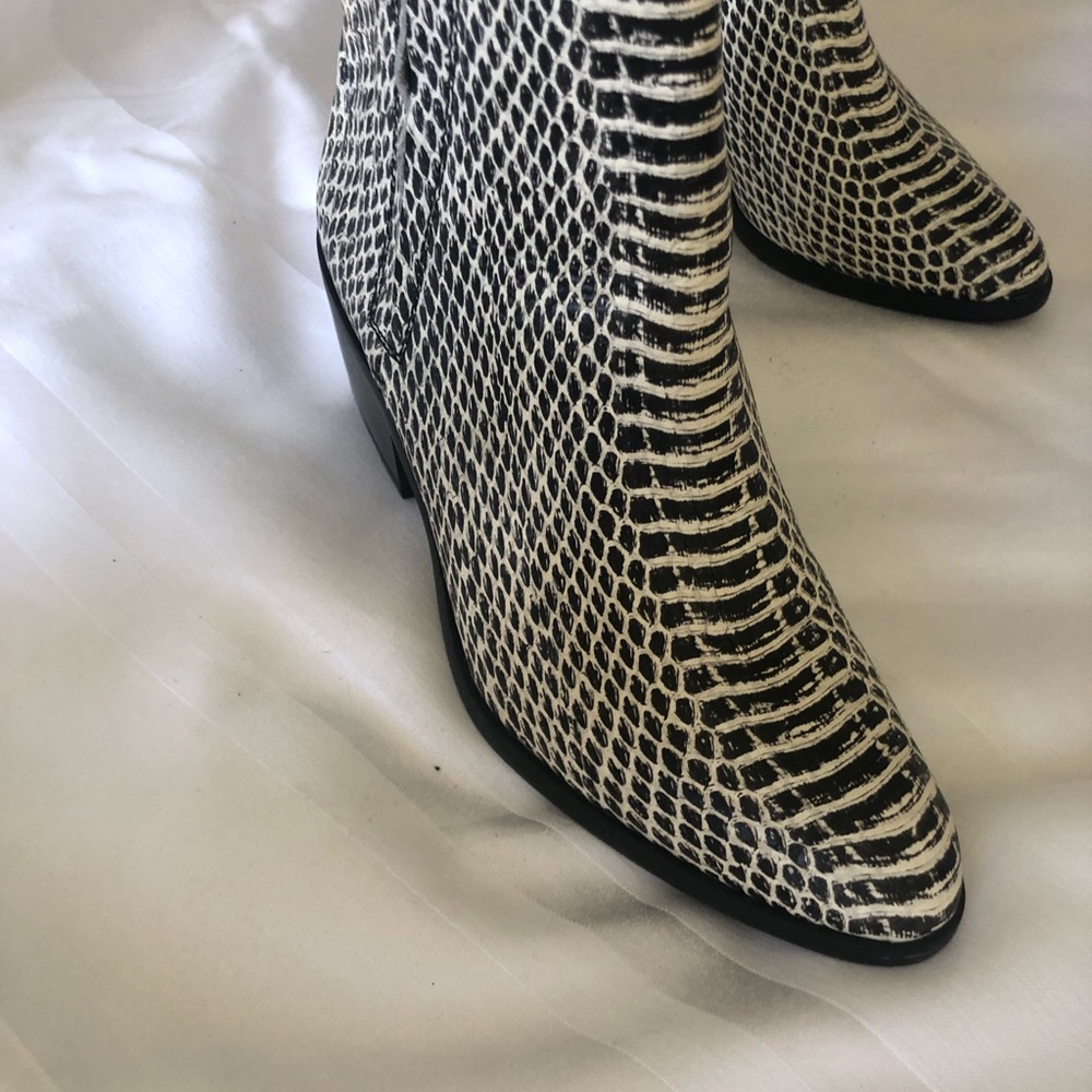 The NOW bootie! Calvin Klein zip up back bootie 7